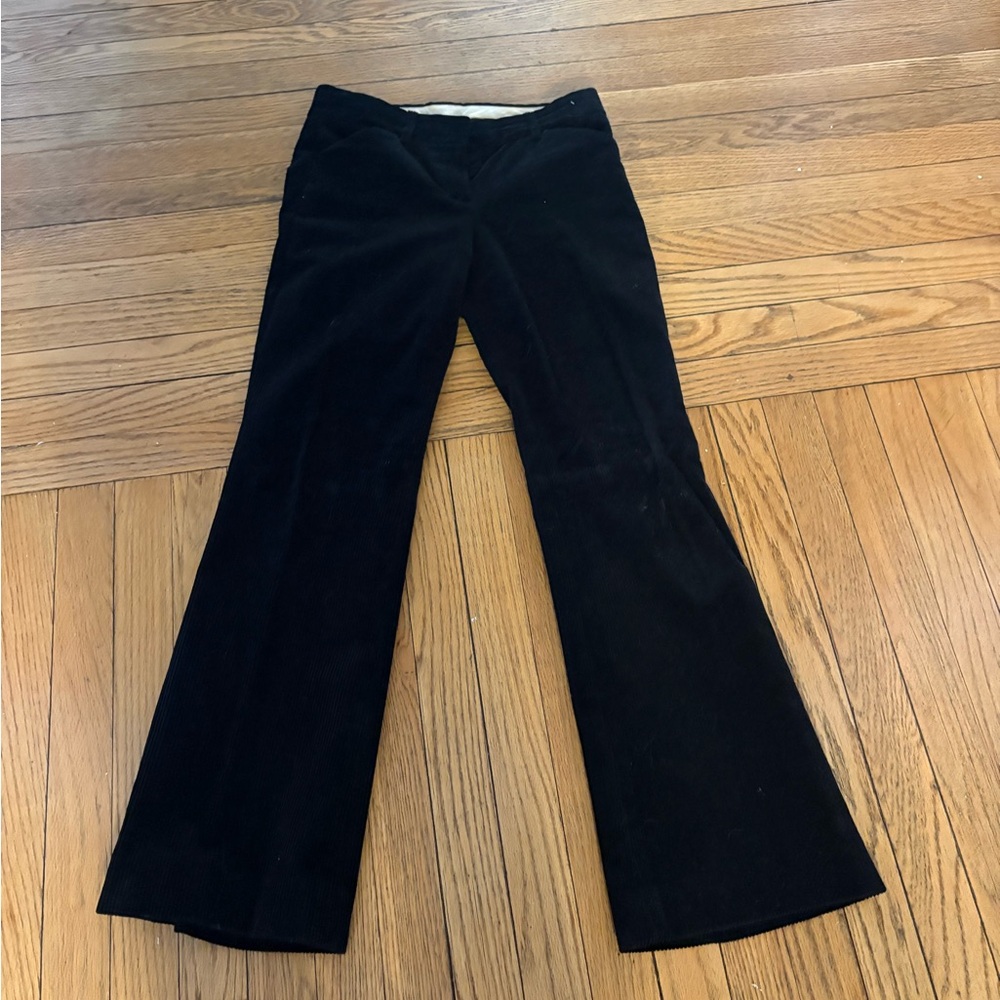 Theory Black Straight Leg Pants with Natural Waist